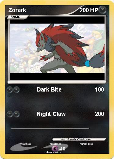 Pokemon Zorark