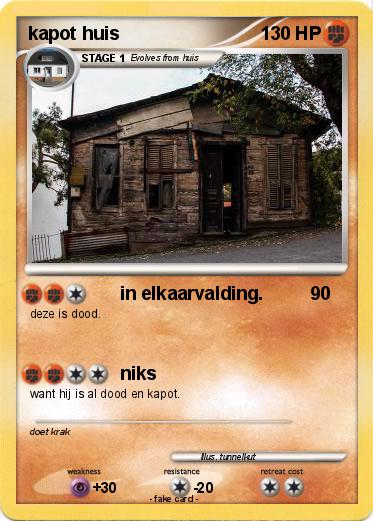 Pokemon kapot huis