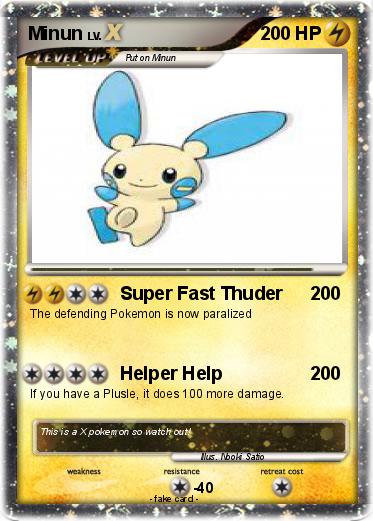 Pokemon Minun