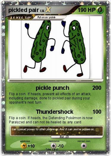 Pokemon pickled pair