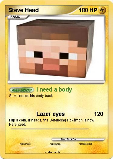 Pokemon Steve Head