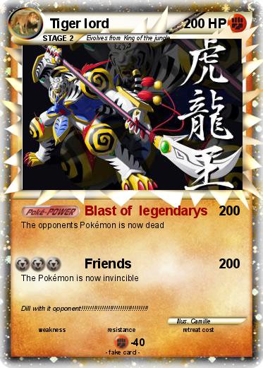 Pokemon Tiger lord
