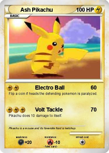 Pokemon Ash Pikachu