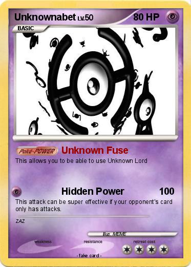 Pokemon Unknownabet
