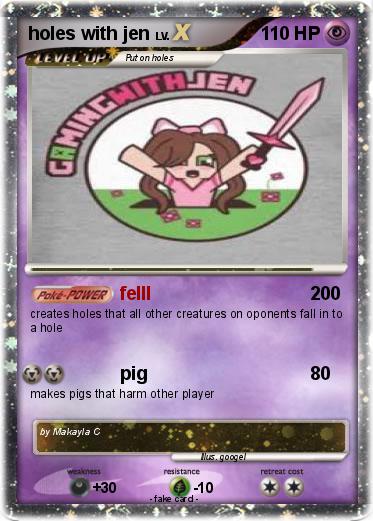 Pokemon holes with jen