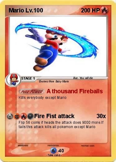 Pokemon Mario Lv.100