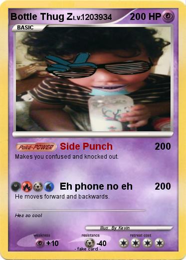 Pokemon Bottle Thug Z