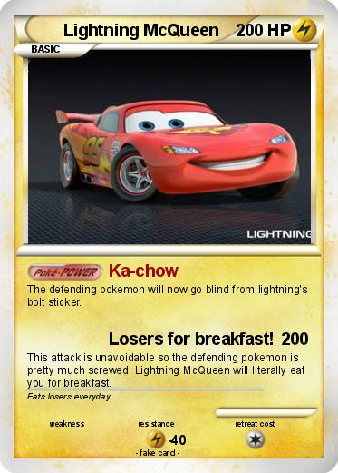 Pokemon Lightning McQueen