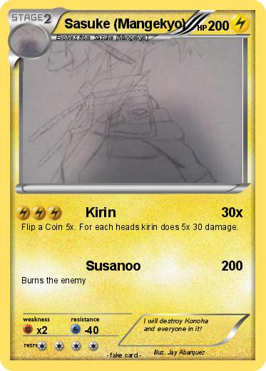 Pokemon Sasuke (Mangekyo)