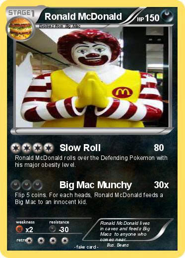 Pokemon Ronald McDonald