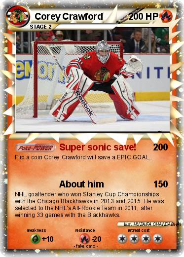 Pokemon Corey Crawford