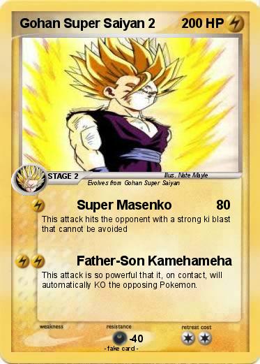 Pokemon Gohan Super Saiyan 2