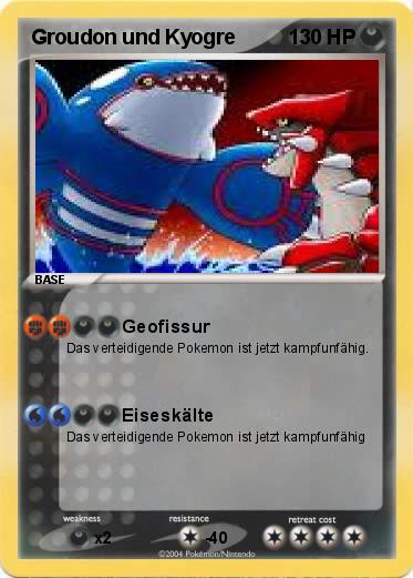 Pokemon Groudon und Kyogre