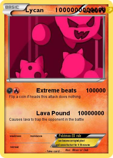 Pokemon Lycan      1000000000000
