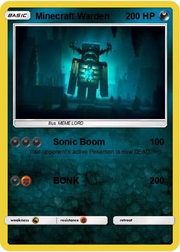 Pokemon Minecraft Warden