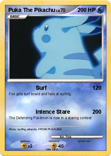 Pokemon Puka The Pikachu