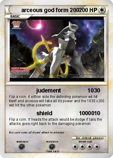 Pokemon arceous god form 200