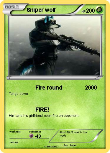 Pokemon Sniper wolf