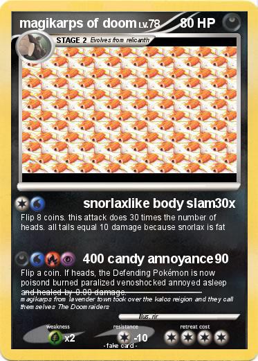 Pokemon magikarps of doom