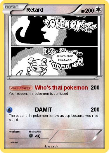Pokemon Retard