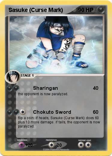 Pokemon Sasuke (Curse Mark)