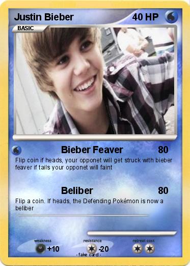 Pokemon Justin Bieber