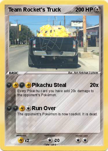 Pokemon Team Rocket's Truck