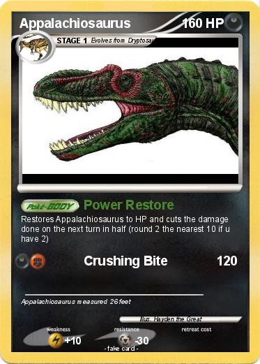 Pokemon Appalachiosaurus