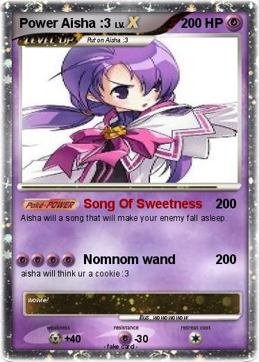Pokemon Power Aisha :3