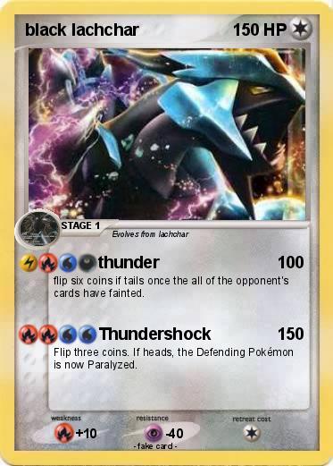 Pokemon black lachchar