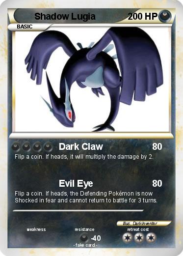Pokemon Shadow Lugia