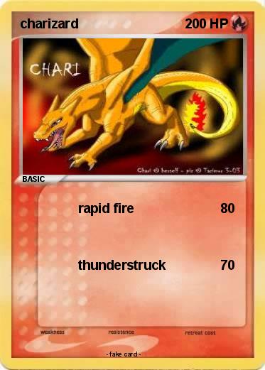 Pokemon charizard