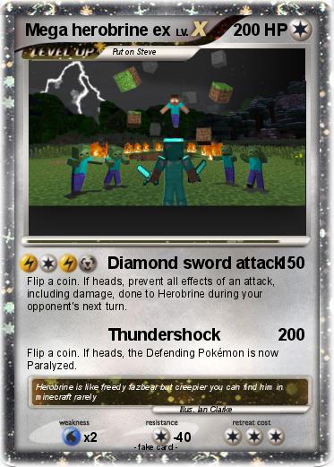 Pokemon Mega herobrine ex