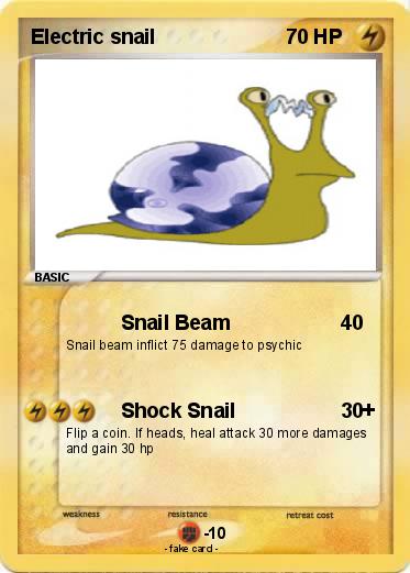 Pokemon Electric snail