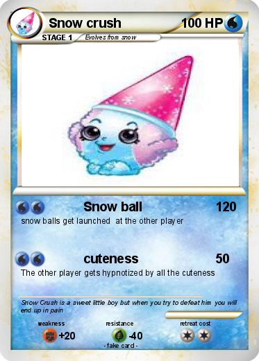 Pokemon Snow crush