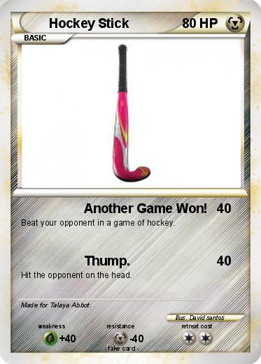 Pokemon Hockey Stick