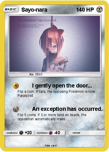 Pokemon Sayo-nara