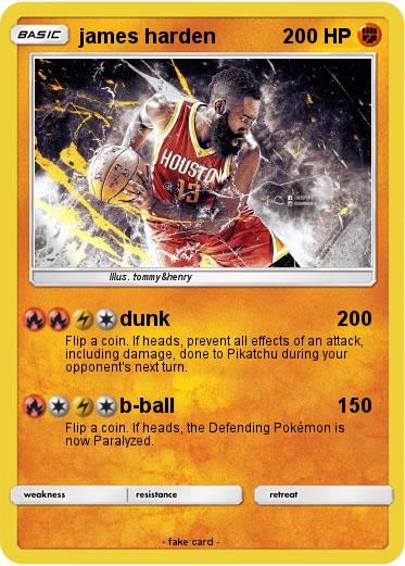 Pokemon james harden