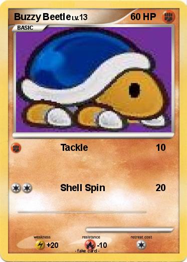 Pokemon Buzzy Beetle