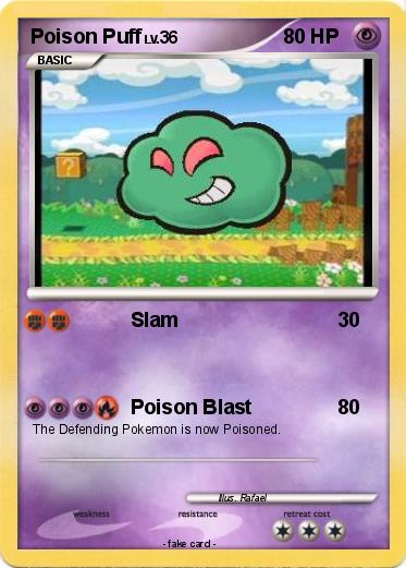 Pokemon Poison Puff