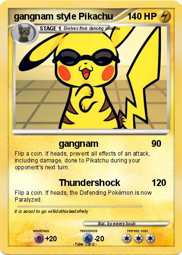Pokemon gangnam style Pikachu