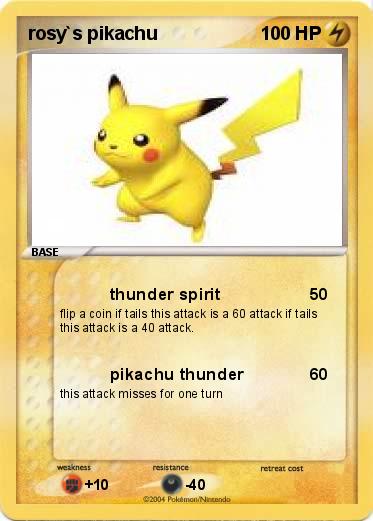 Pokemon rosy`s pikachu