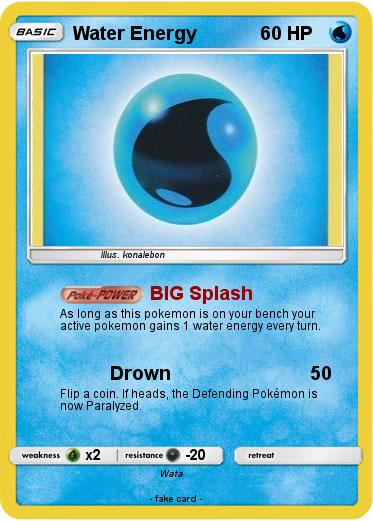 Pokemon Water Energy