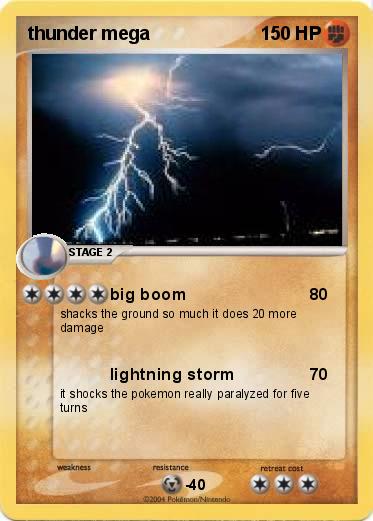 Pokemon thunder mega
