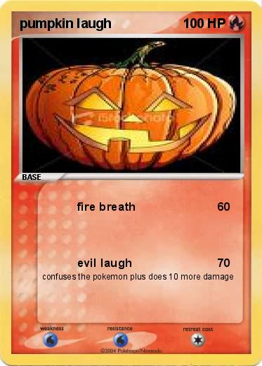 Pokemon pumpkin laugh