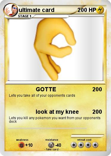 Pokemon ultimate card