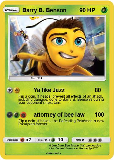 Pokemon Barry B. Benson