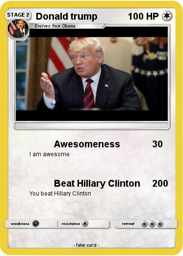 Pokemon Donald trump