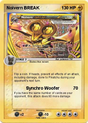 Pokemon Noivern BREAK