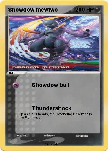 Pokemon Showdow mewtwo